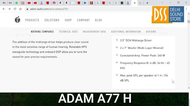 ADAM A77 H STUDIO MONITOR OVERVIEW смотреть онлайн