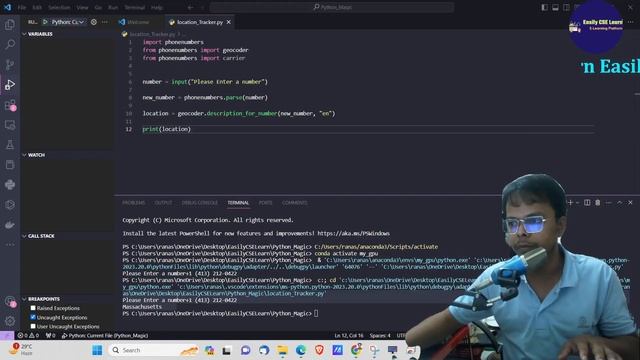REAL LOCATION TRACK WITH PYTHON | FIND ANY PHONE NUMBER LOCATION WITH PYTHON | LOCATION TRACKER смотреть онлайн