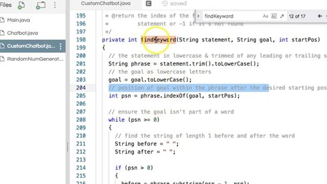 Java Chatbot findKeyword Demo 1 смотреть онлайн