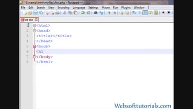 Php tutorials in hindi urdu 5 Create first php file смотреть онлайн