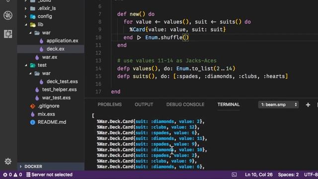 Creating the Game "War" in Elixir смотреть онлайн