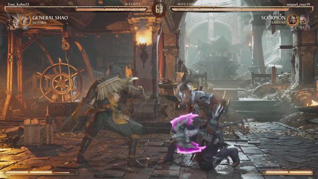 He Gave Up!! Mortal Kombat 1 "General Shao" Gameplay(Motaro Kameo) смотреть онлайн