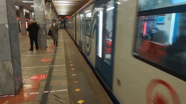 Отправление поезда Москва от станции Рязанский проспект. ТКЛ. смотреть онлайн