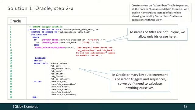 03 - 02 - 02 - Using Triggers on Views to Modify Data (Example 30) [RUS] смотреть онлайн