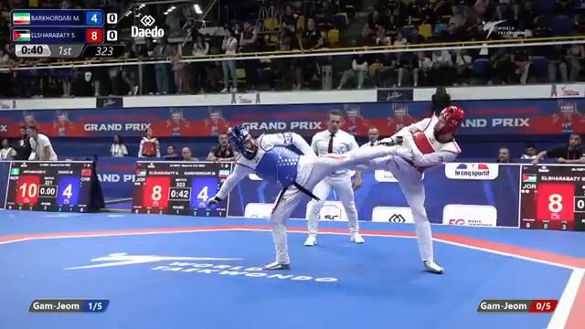 September 2 afternoon court 3 Paris 2023 World Taekwondo Grand Prix смотреть онлайн