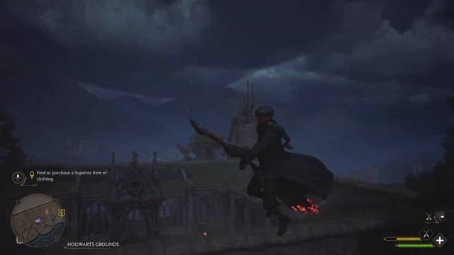 Out past curfew Castle Night Flight Hogwarts Legacy смотреть онлайн