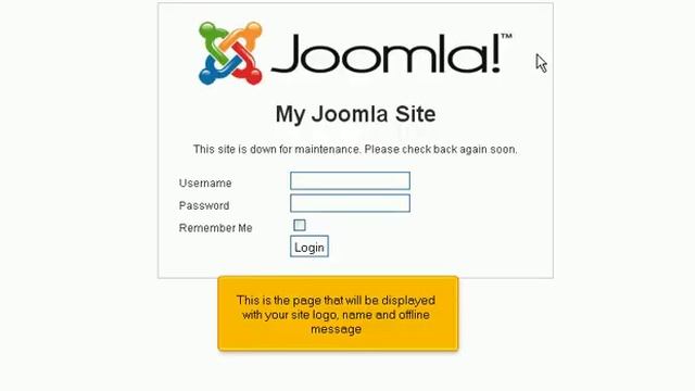 Joomla - Administrator - Offline смотреть онлайн