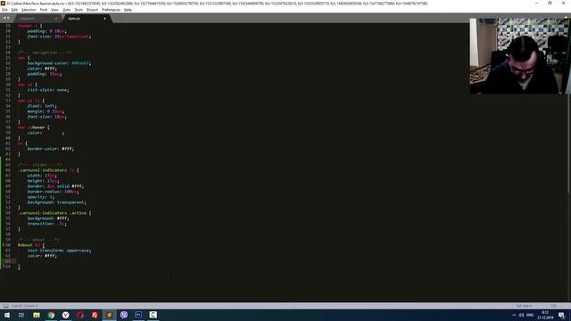 Заголовок в HTML / CSS для одностраничного сайта смотреть онлайн