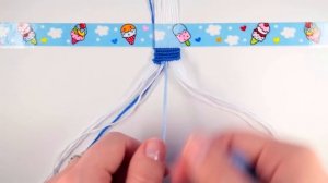 #7. Прямое плетение несколькими цветами [★★★☆☆]