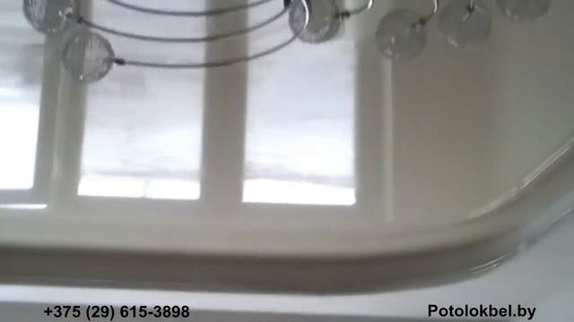 0002 Монтаж двухуровнего натяжного потолка Potolokbel.by смотреть онлайн