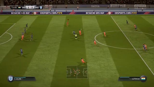 FIFA 18 India VS England difficulty : world class! decider in penalty shootout!!!