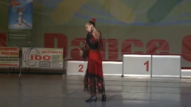 Lana Ilishkina - Flamenco Dance from International Contest смотреть онлайн