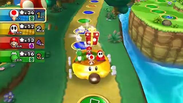 Mario Party 9◆Solo Mode #195 Toad◆Toad Road смотреть онлайн
