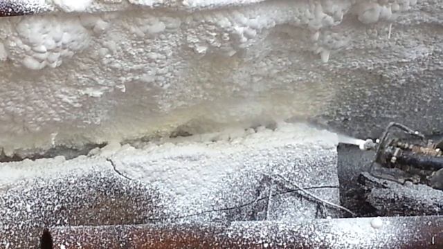 Напыление ппу зимой