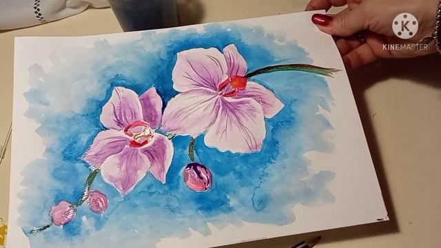 Рисуем ветку САКУРЫ,❤️❤️❤️ смотреть онлайн