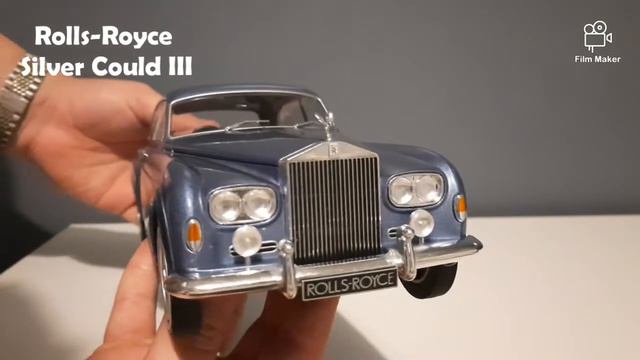 1/18 scale Rolls-Royce silver cloud 3 model car die cast unboxing model car group смотреть онлайн