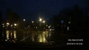 Driving in Moscow city: Марьина Роща - Останкинский - Текстильщики 12/10/2019 (timelapse)