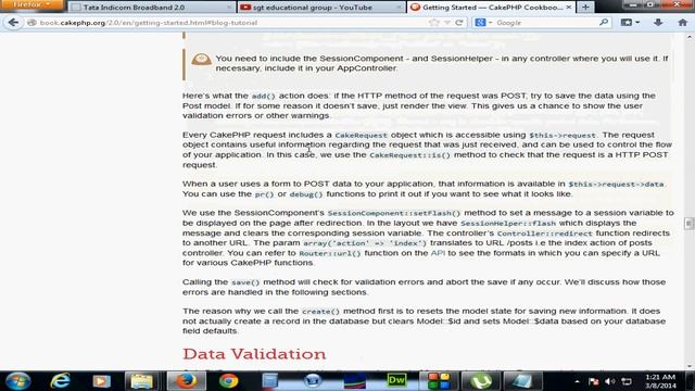 cakephp tutorial for beginners part-1(dwonload cakephp) смотреть онлайн