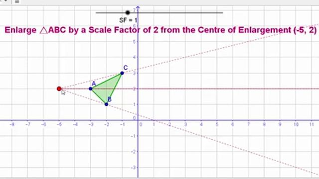 How to Enlarge with a Positive Scale Factor смотреть онлайн