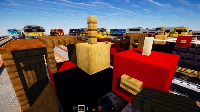 Minecraft Union Pacific #119 Golden Spike Train Tutorial смотреть онлайн