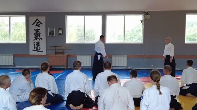 Даниэле Монтенегро (6 дан). Семинар айкидо. Псков, Россия (2024; ч 2)