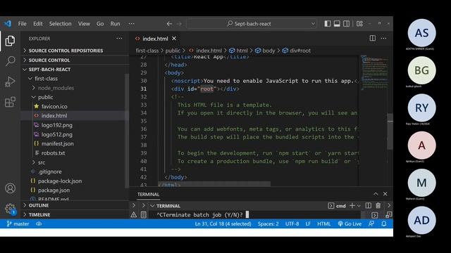 React js file structure смотреть онлайн