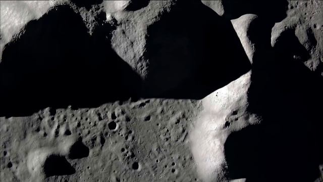 Lunar Landscapes From Orbit Around The Moon. Gateway. Лунные пейзажи с орбиты вокруг Луны.