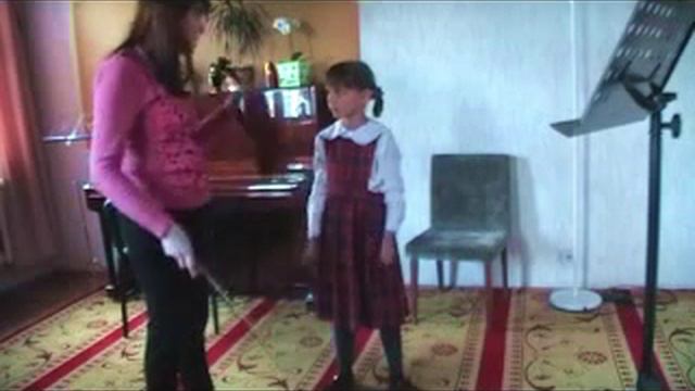 Violin Lesson In Gnesin Special Musical School (Moscow, Russia)