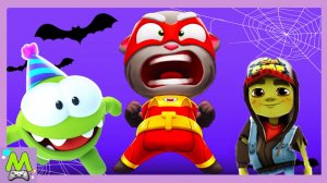 Том Погоня Героев vs Ам Ням Погоня vs Сабвей Серф.Праздничные Обновления в Играх-Бегалках.Кто Круче