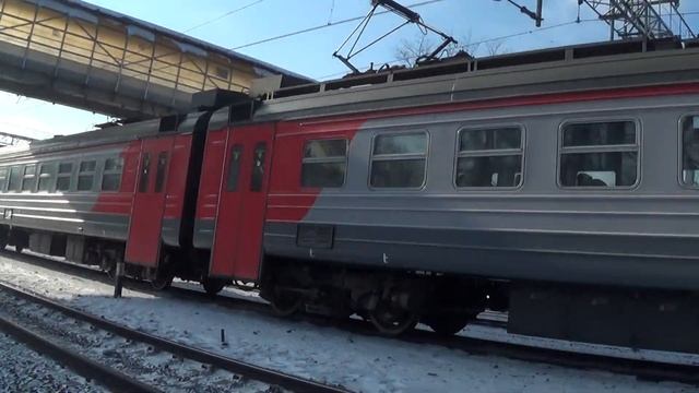 Электропоезд ЭД4М-0367 сообщением Москва - Мытищи смотреть онлайн