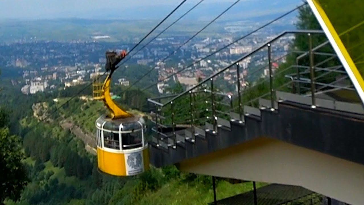Канатная дорога в Кисловодске / Cableway in Kislovodsk (Russia) смотреть онлайн