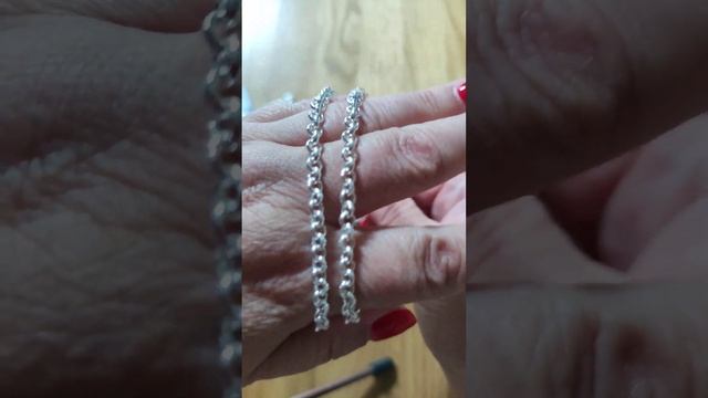 серебро 925'.цепи из Италии #серебро925 #серебряныецепи смотреть онлайн