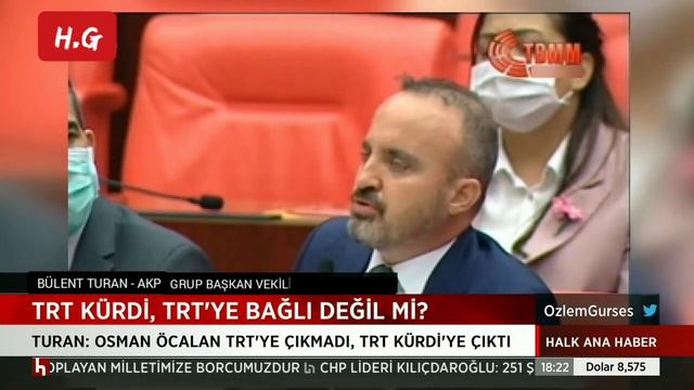 Bülent Turan Osman Öcalan TRT ye çıkmadı TRT Kürdi ye çıktı смотреть онлайн