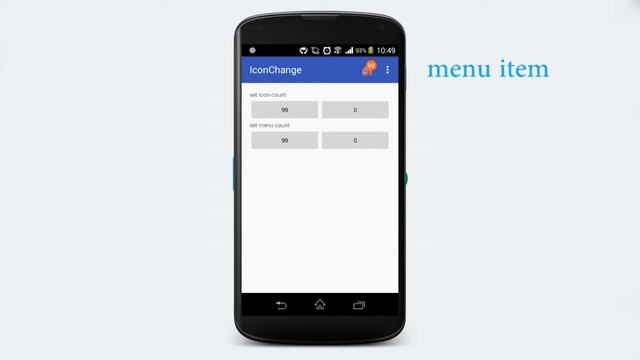 Notification count for launcher icon and menu item - android смотреть онлайн