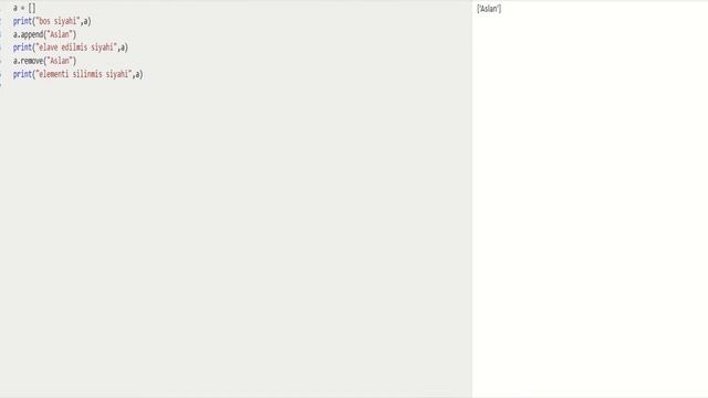 append remove del və sort metodları - Dərs 21 смотреть онлайн