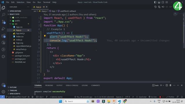React Tutorial In Hindi #28: React useEffect Hook | React Hooks | React JS Tutorial For Beginners смотреть онлайн