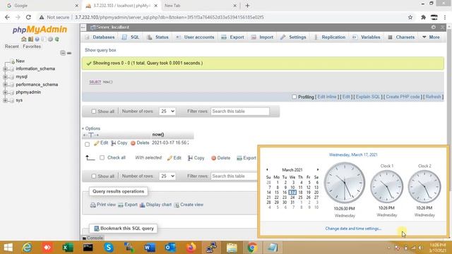 Changing Local Time Zone for MySQL смотреть онлайн
