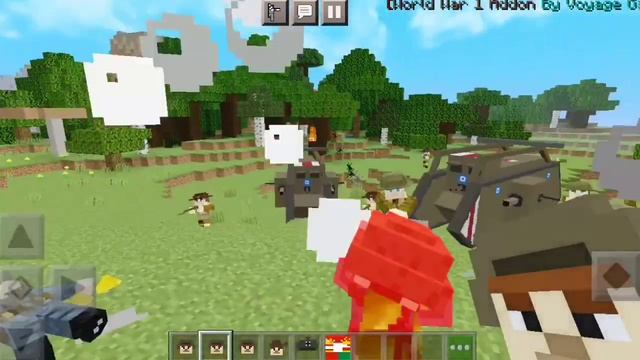 WORLD WAR 1 Addon Update Remastered [GUN MODS 3D] in Minecraft PE смотреть онлайн