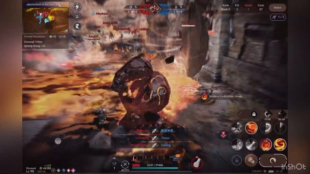 Black Desert Mobile - IGNEOUS - Battlefield of the Sun with MARG FIRE GUARDIAN POWERR!!! 🔥💪 смотреть онлайн