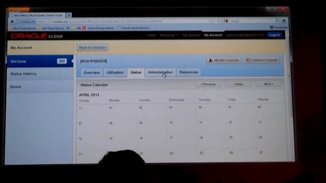 Oracle Cloud Web Interface смотреть онлайн
