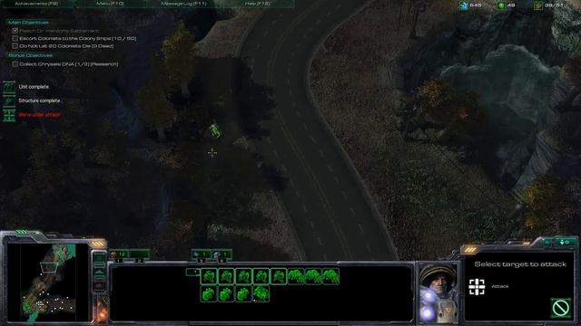 StarCraft 2 - The Evacuation on Brutal [part 1] смотреть онлайн