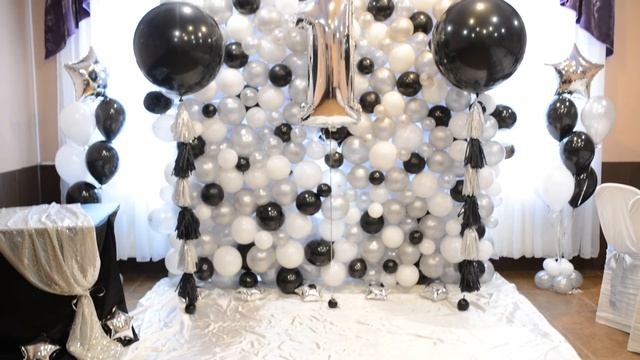 Оформление зала шарами на годик !!! смотреть онлайн