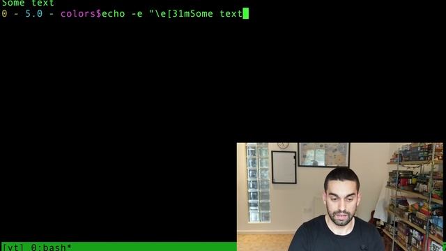 Colours in the Terminal - Using the echo command смотреть онлайн