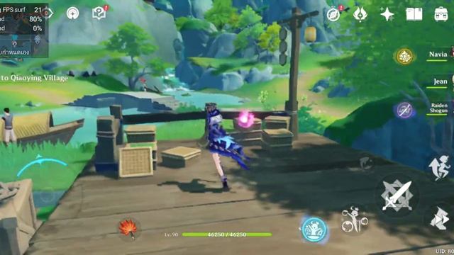 Samsung Galaxy A71 + cooler fan playing Genshin Impact version 4.4 смотреть онлайн