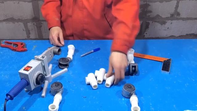 Строительный стилаж с колесиками из полипропиленовых труб смотреть онлайн