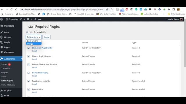 HOUZEZ 2.7.2 Real Estate WP GPL Theme Installation Demo Import 2022 смотреть онлайн
