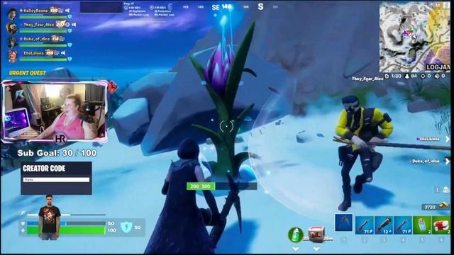 TROLLING OUR TEAMMATE! w/Duke, Elle & Alex [Fortnite] смотреть онлайн