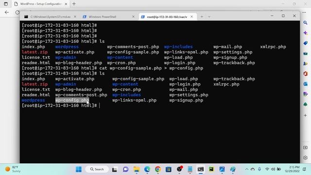 Create Wordpress and MariaDB server Connection смотреть онлайн