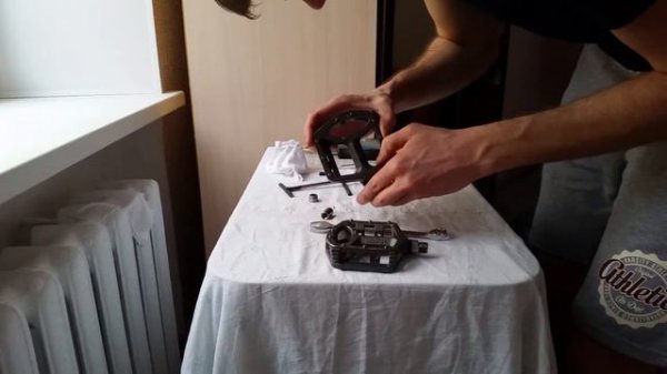 Как разобрать велосипедные педали Wellgo