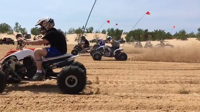 Turbo raptor 700's and 804 Raptor drag racing смотреть онлайн
